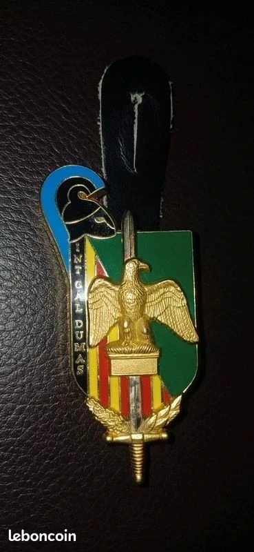 Promotie-insigne Generaal Dumas met leren bijlage – photo 2